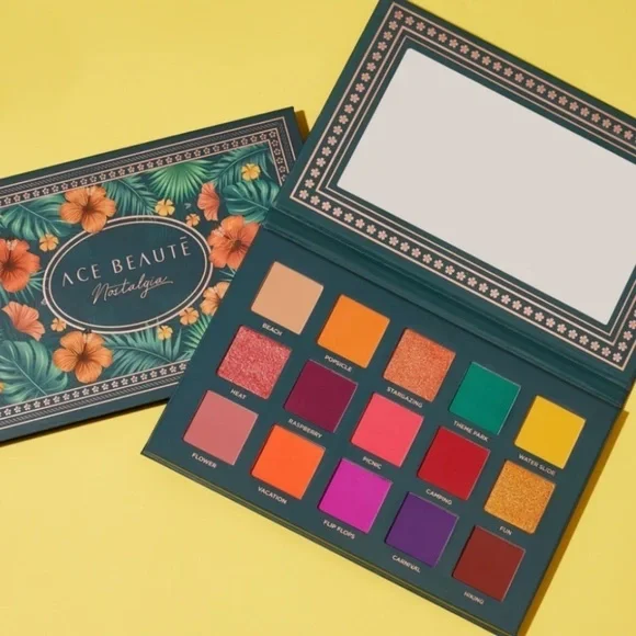 Ace Beaute Nostagia- Eye Shadow Palette. 15 shades - Picture 5 of 7